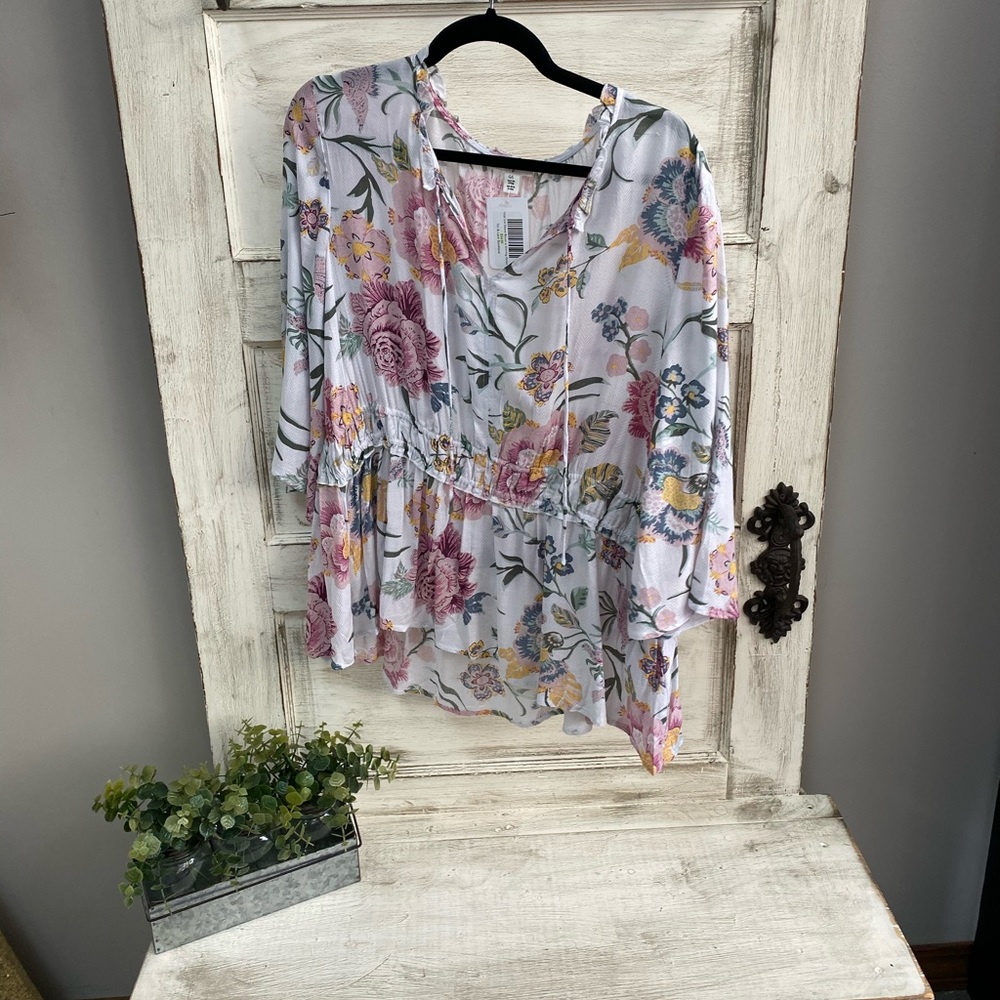 Tribal Blouse 3/4 sleeve